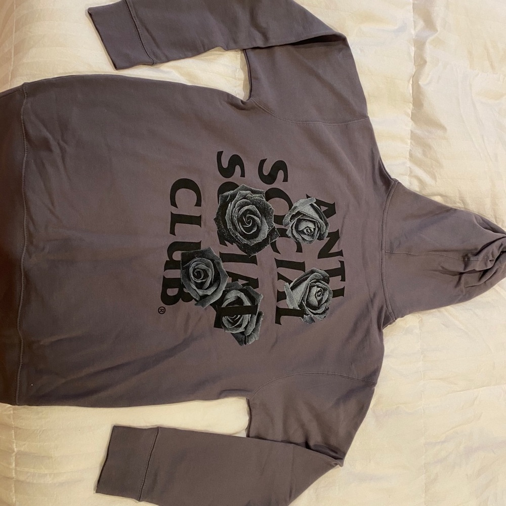 Bat Emoji Grey Hoodie